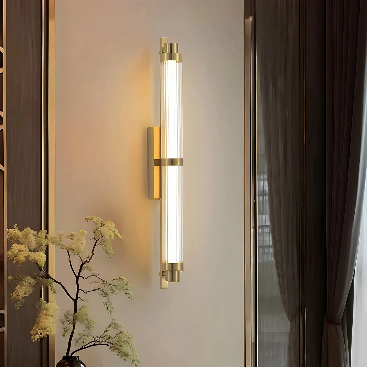 glass wall sconces