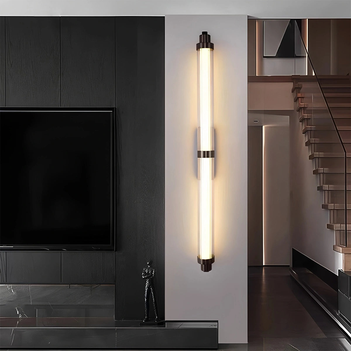 glass wall sconce for living room
