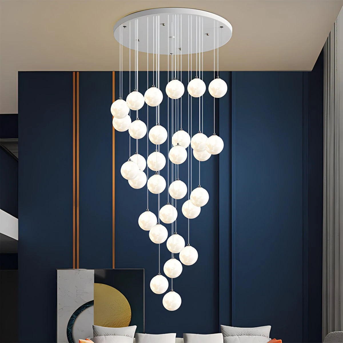 Antizer Modern Attic 3D Moon Celestial Chandelier