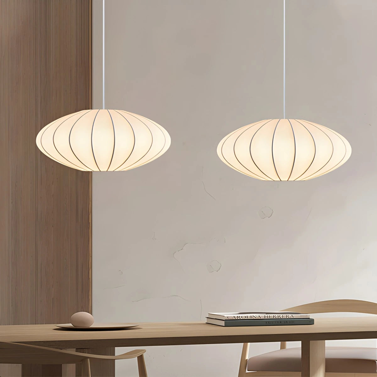 Antizer Vintage LED Silk Lantern Pendant Light