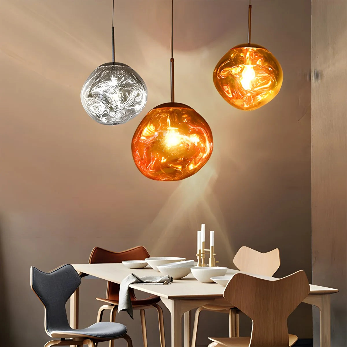 Antizer Modern Lava Pendant Light for Dining Room