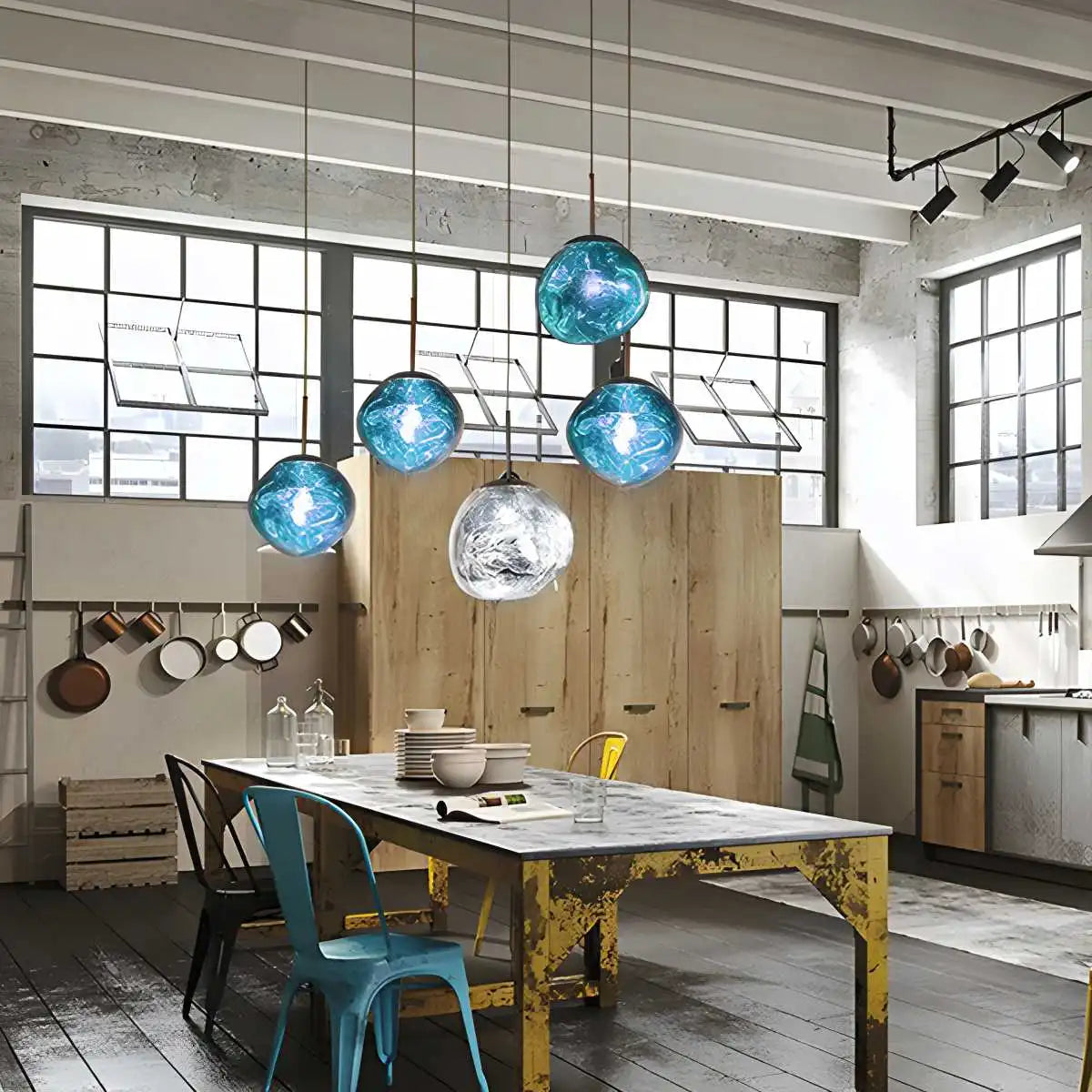 Antizer Modern Lava Pendant Light for Dining Room