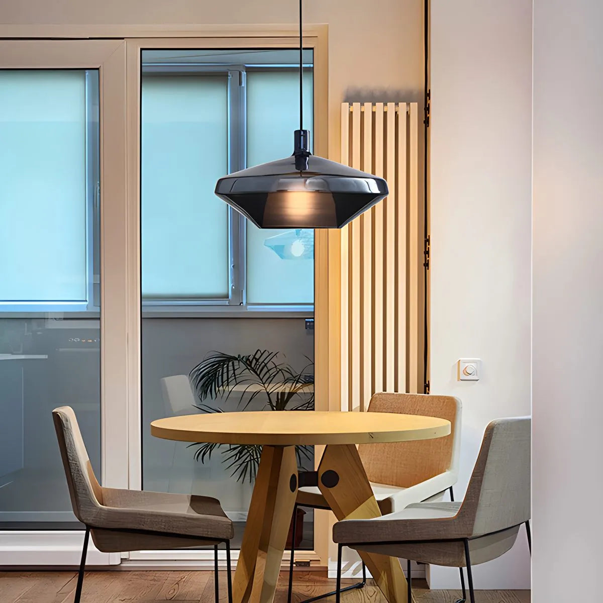 Antizer Modern Minimalist LED Glass Pendant Light for Kitchen