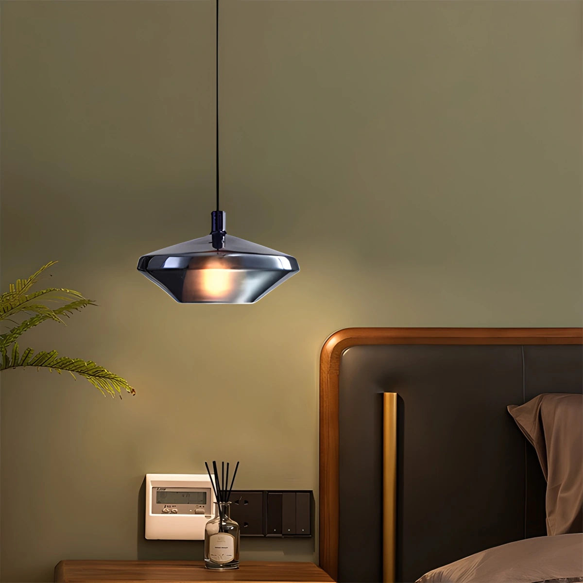 Antizer Modern Minimalist LED Glass Pendant Light for Kitchen