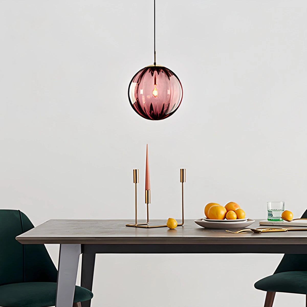 Antizer Modern Nordic Water Pattern Glass Ball Pendant Light