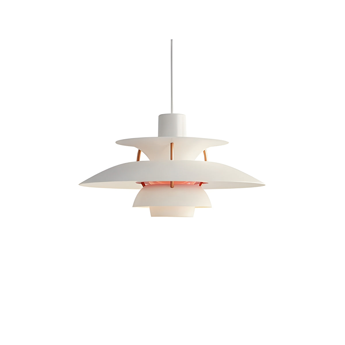 Antizer Modern Nordic Style Multi-layer Hanging Pendant Light Modern White