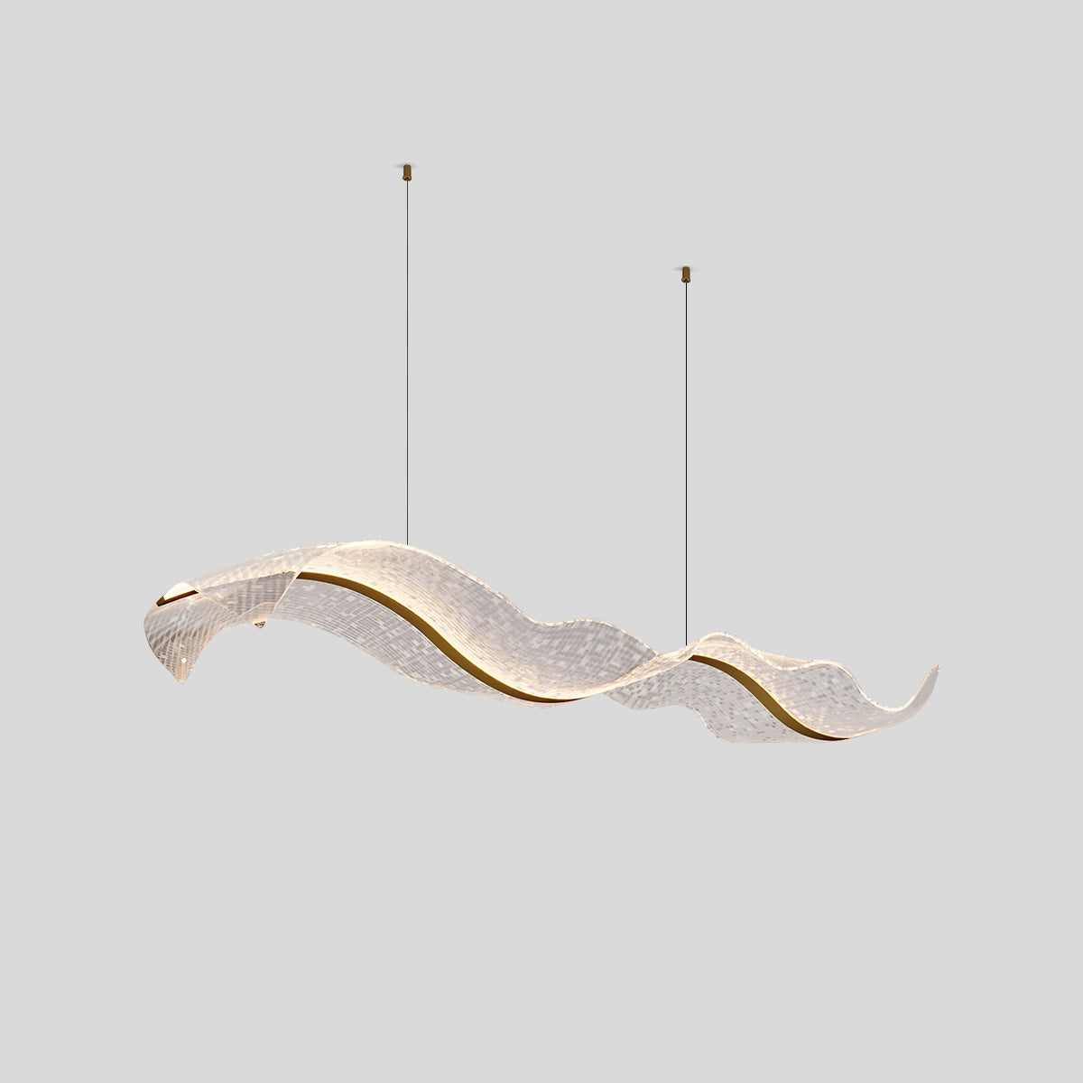 Antizer Modern LED Wave Acrylic Chandelier