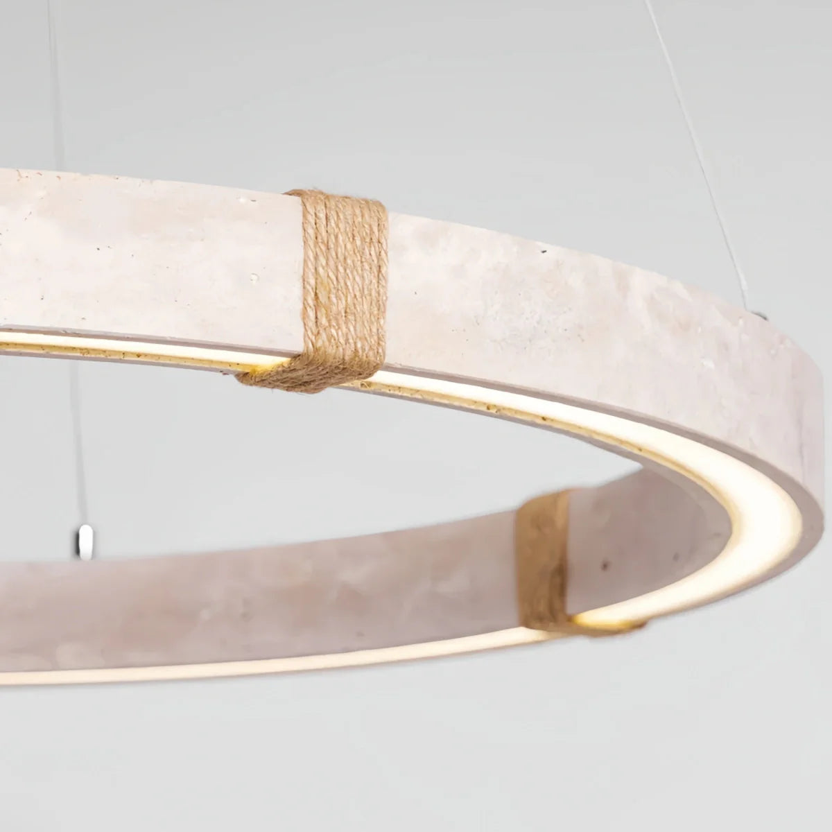 Antizer Modern Yellow Travertine Chandelier
