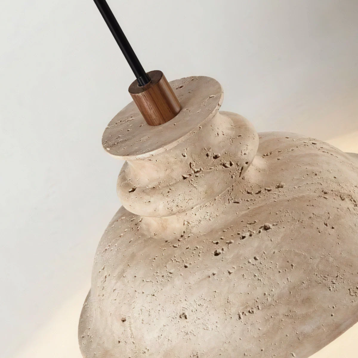 Antizer Modern Travertine Pendant Light