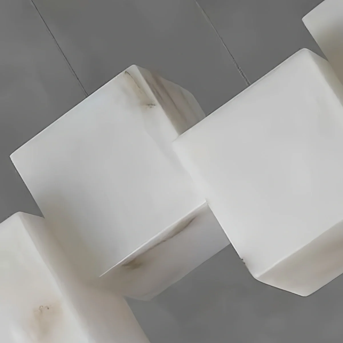 Antizer Modern Cubic Alabaster Pendant Light
