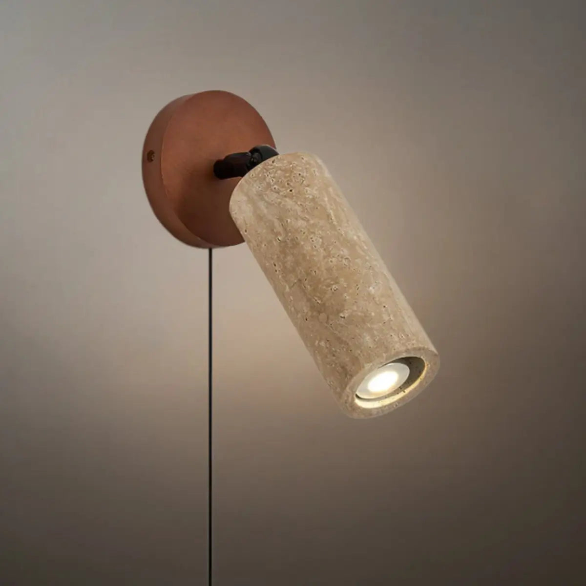 Antizer Natural LED Travertine Wall Light