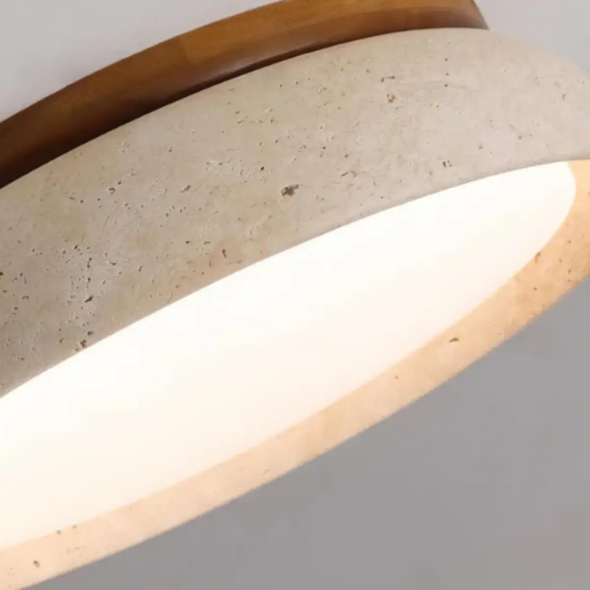 Antizer Minimalist Travertine Ceiling Light