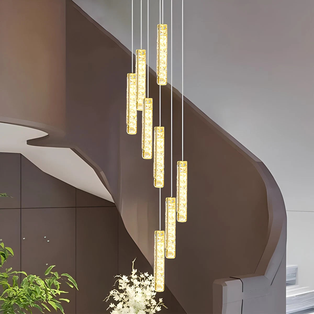 Antizer Nordic Crystal LED Chandelier