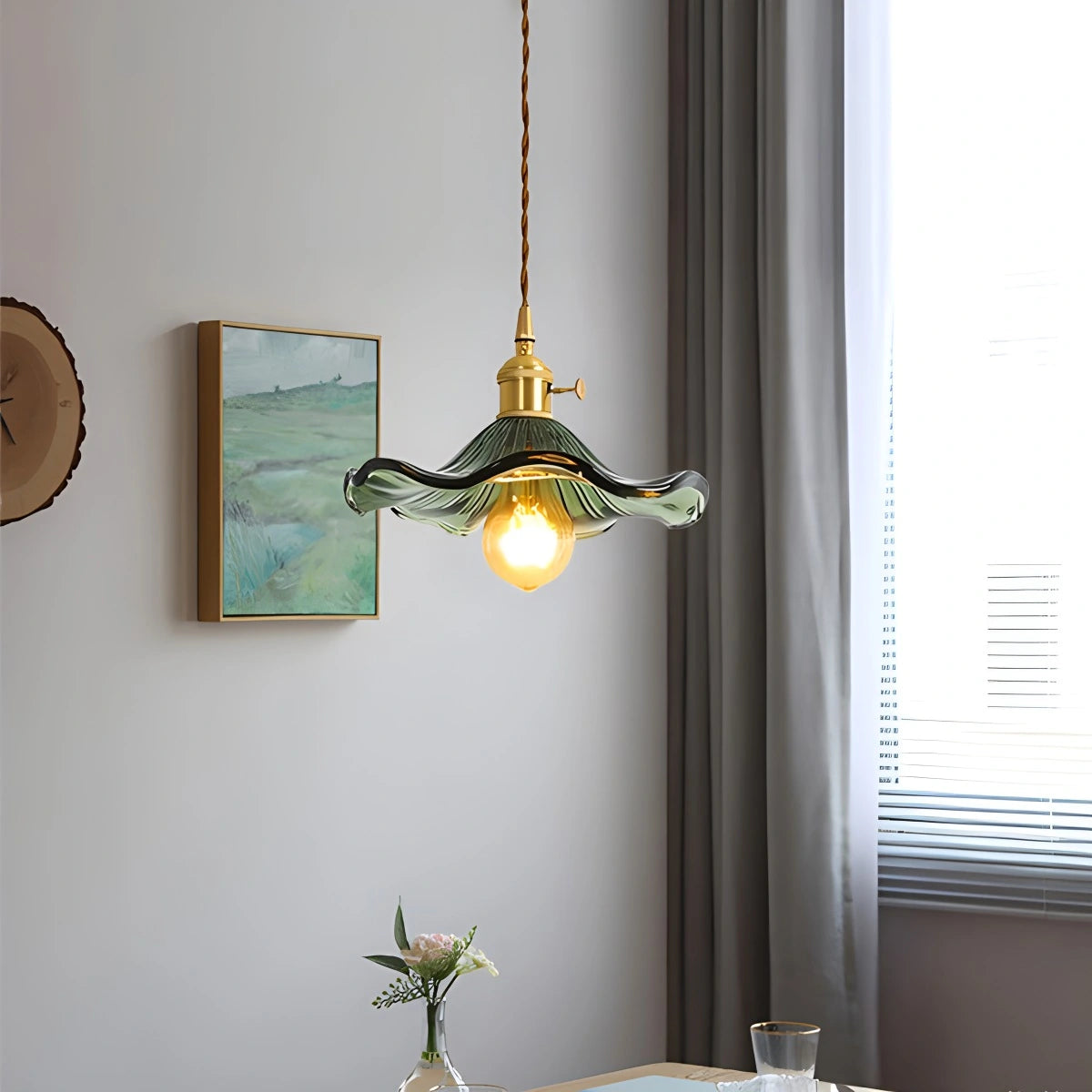 Antizer Nordic Japanese Glass Chandelier for Living Room