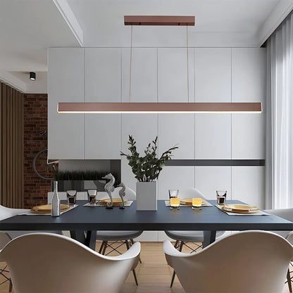 Antizer Nordic LED Linear Pendant Light for Kitchen Island