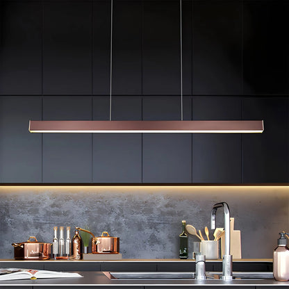 Antizer Nordic LED Linear Pendant Light for Kitchen Island