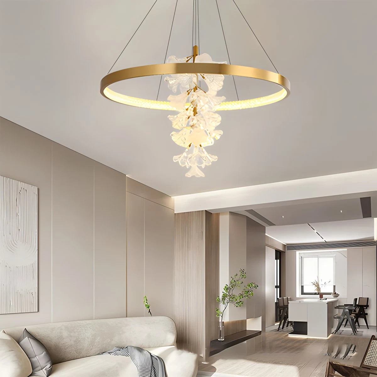 Antizer Nordic Light Luxury Ring Creative Chandelier