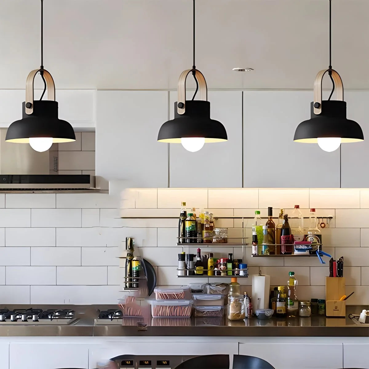 Antizer Nordic Macaron Pendant Light for Dining Room Kitchen