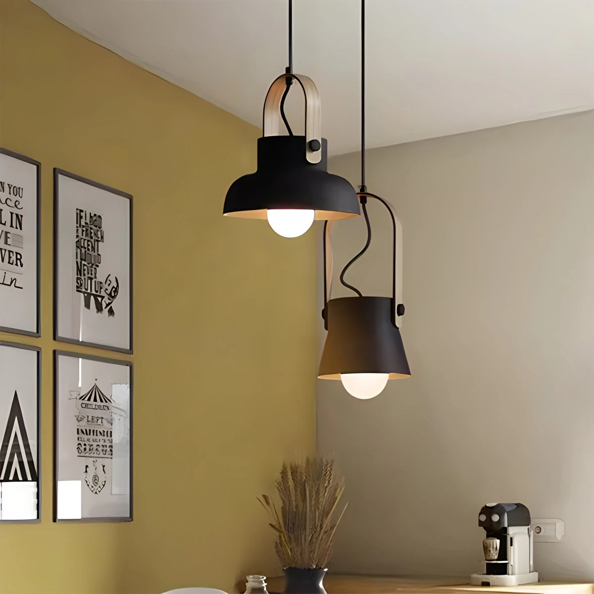Antizer Nordic Macaron Pendant Light for Dining Room Kitchen