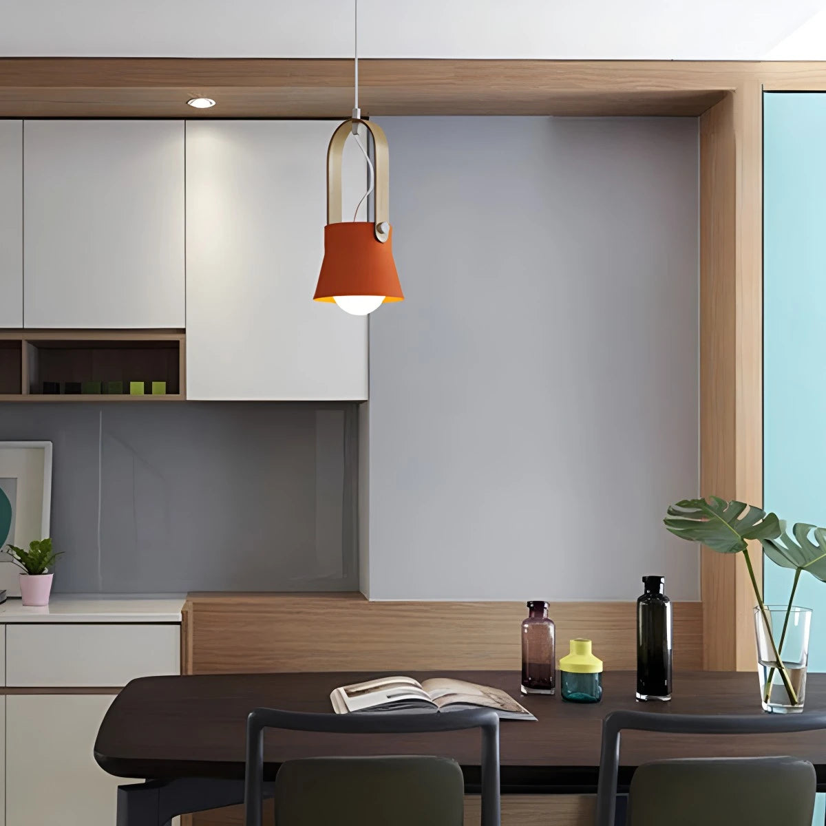 Antizer Nordic Macaron Pendant Light for Dining Room Kitchen
