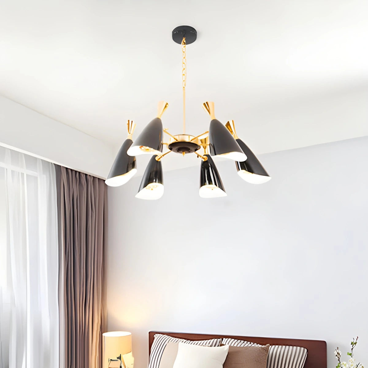Antizer Nordic Postmodern Trumpet Chandelier