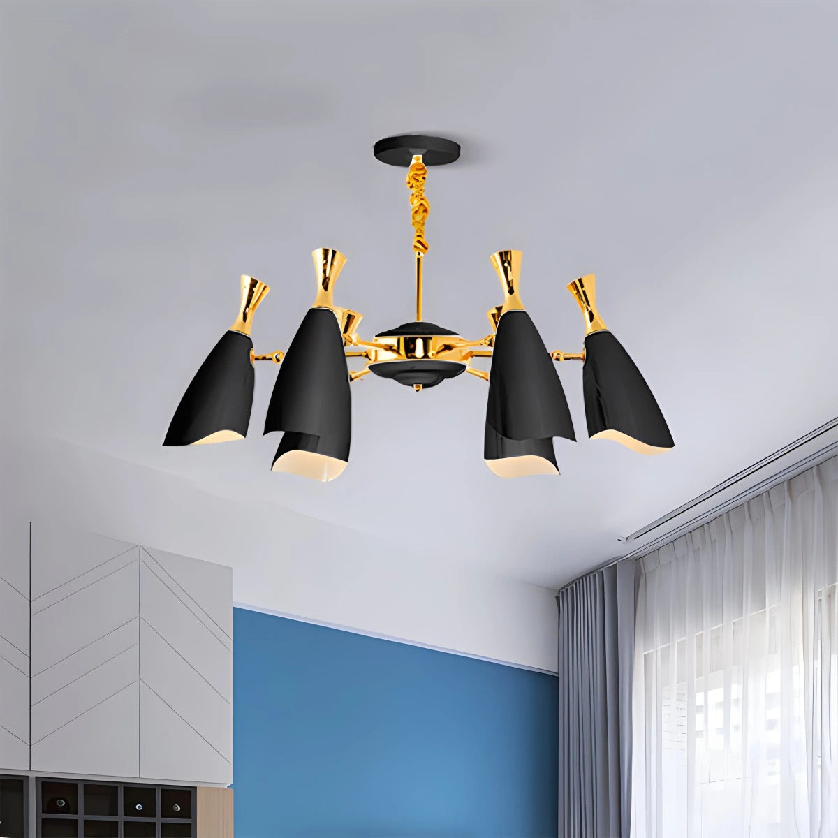 Antizer Nordic Postmodern Trumpet Chandelier