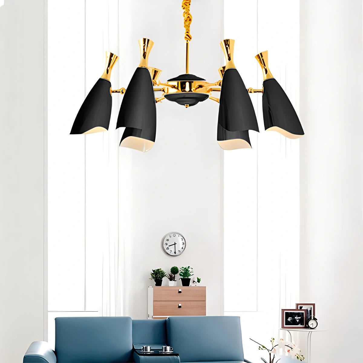 Antizer Nordic Postmodern Trumpet Chandelier