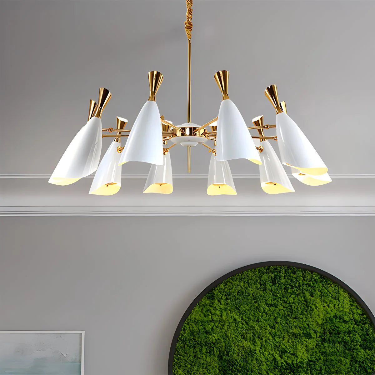 Antizer Nordic Postmodern Trumpet Chandelier
