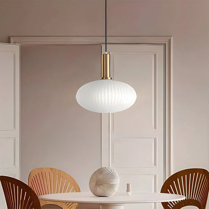Antizer Nordic Vintage Glass Striped Pendeant Light