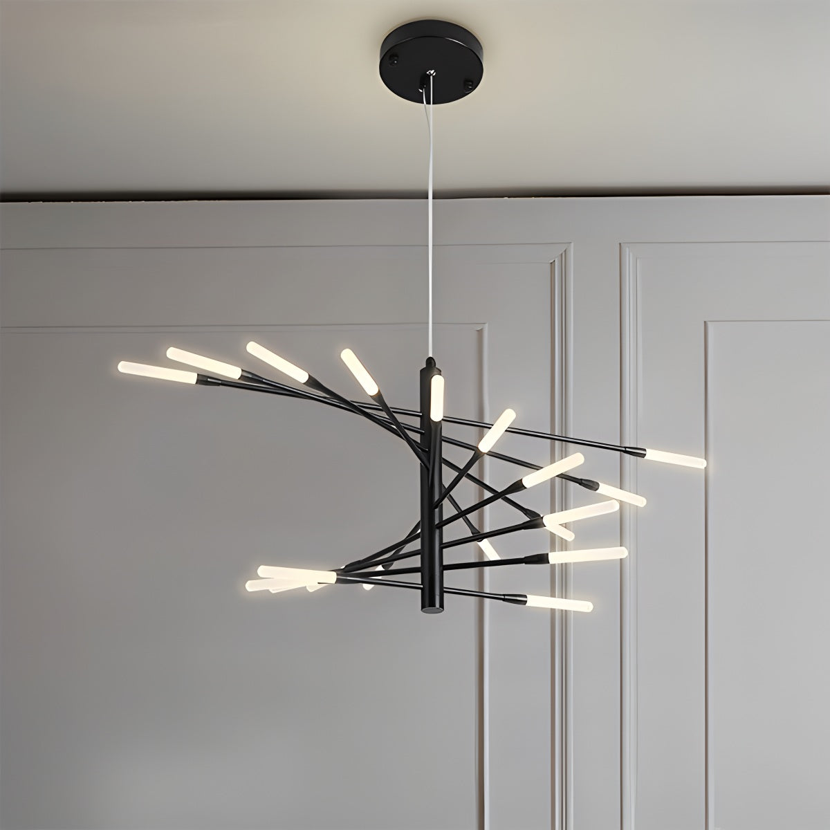 Strip Spiral Chandelier