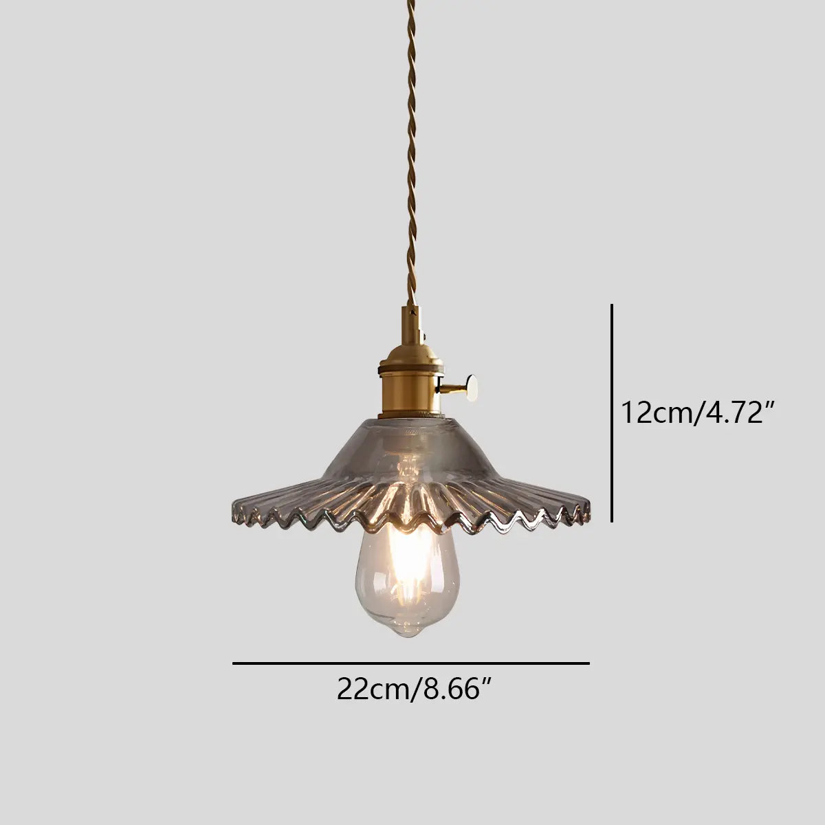 Antizer Isabel Glass Pendant Light for Kitchen Island