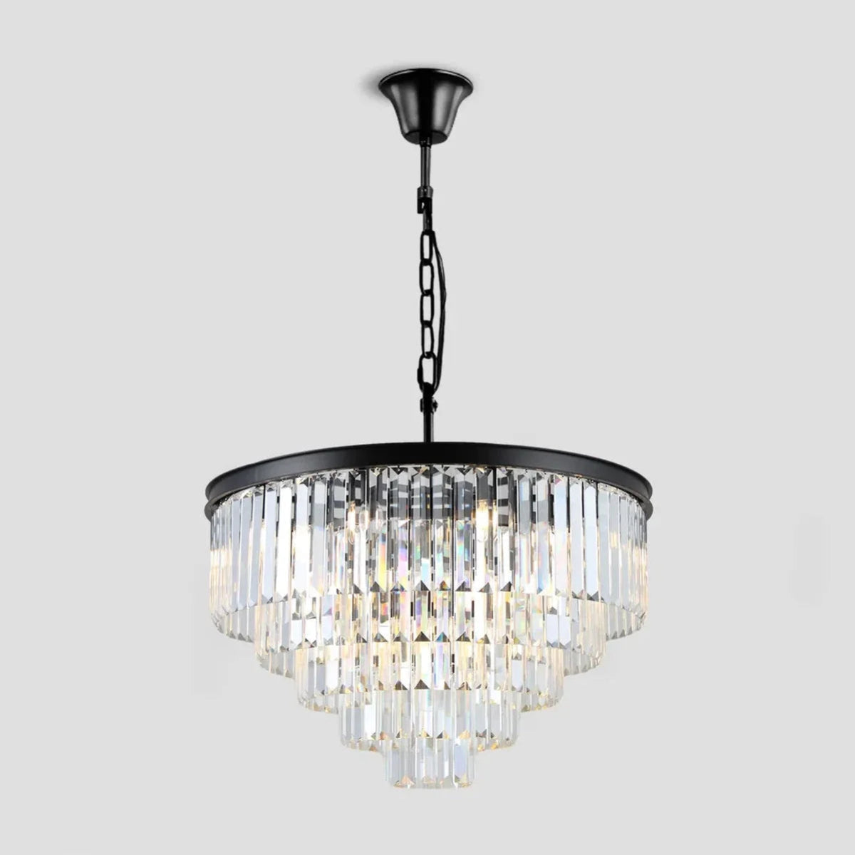 Antizer Odeon Crystal Multi-Layer Round Chandelier