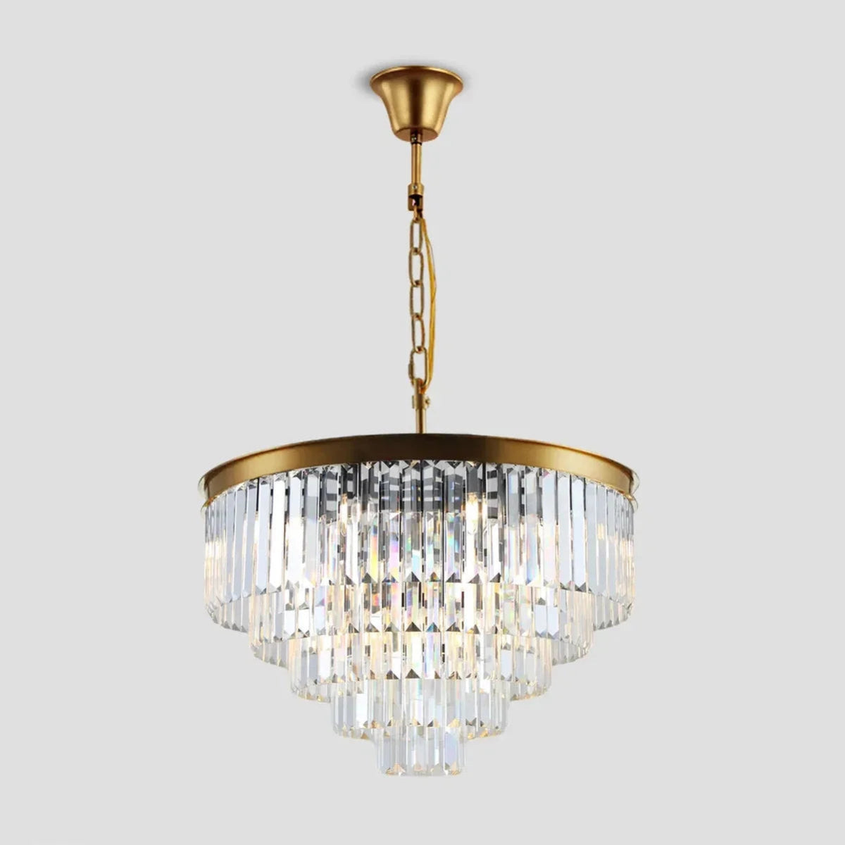 Antizer Odeon Crystal Multi-Layer Round Chandelier