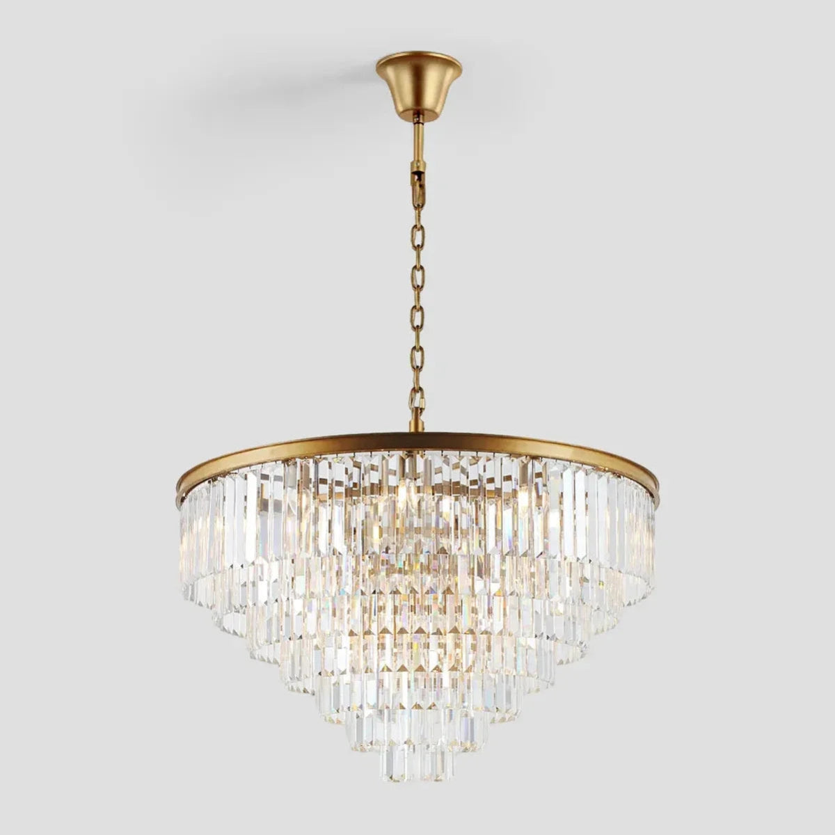 Antizer Odeon Crystal Multi-Layer Round Chandelier
