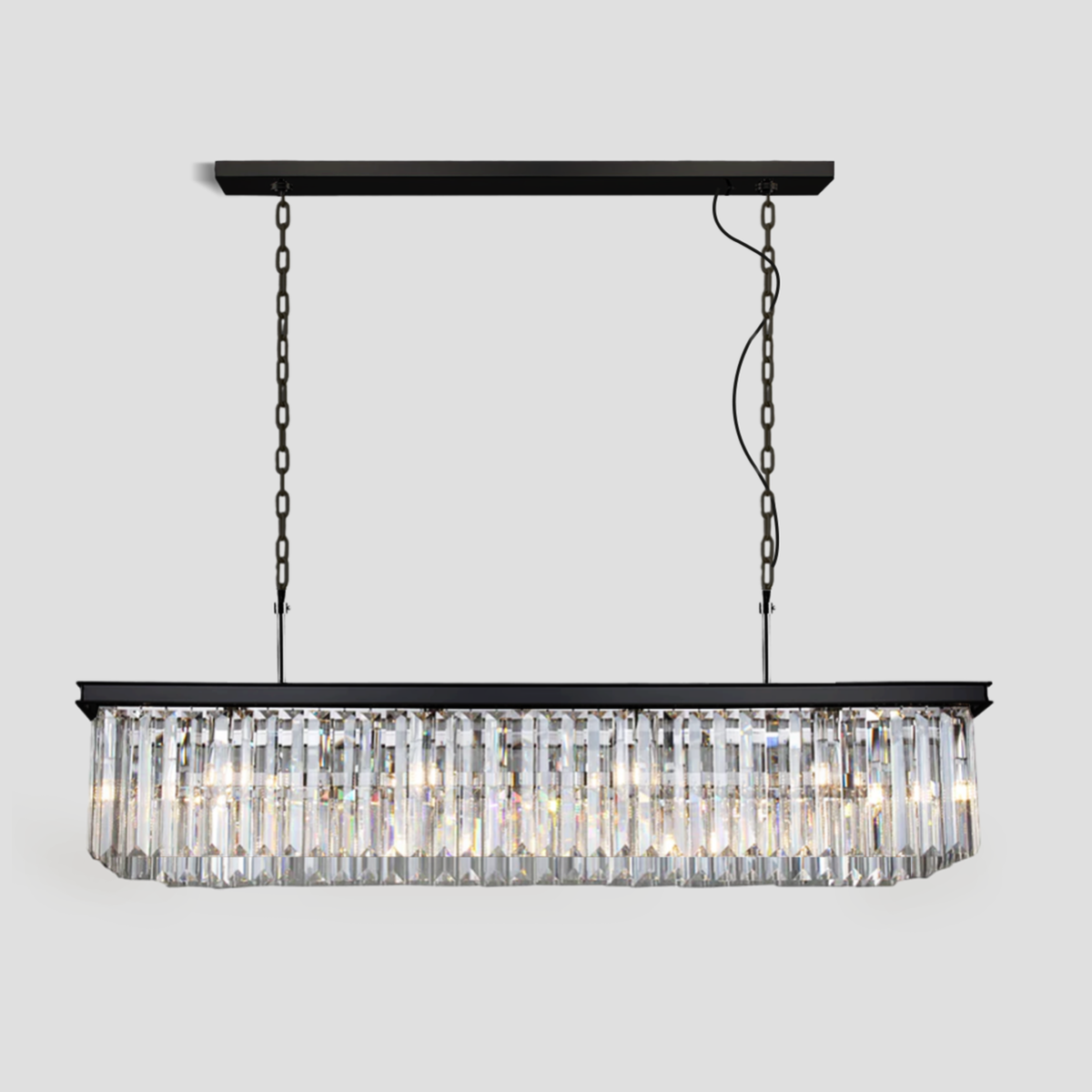 Antizer Odeon Crystal Rectangular Chandelier
