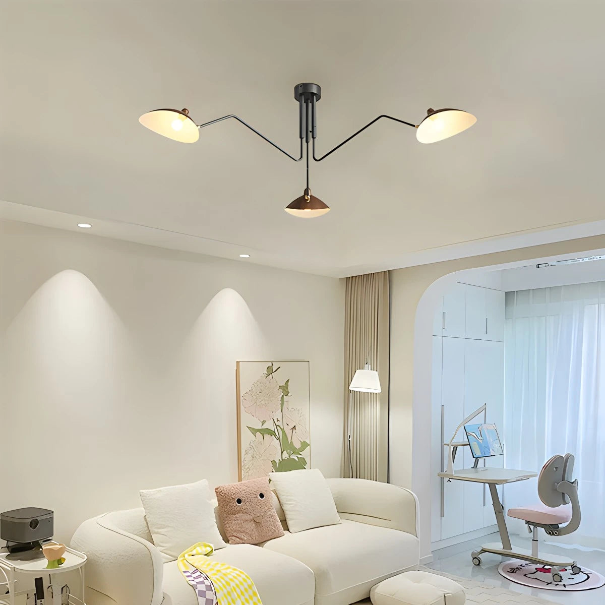 Optional Multi-Arm Chandelier & Sconces