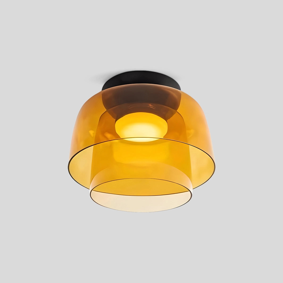 Antizer Colored Glass Ceiling Light for Bedroom