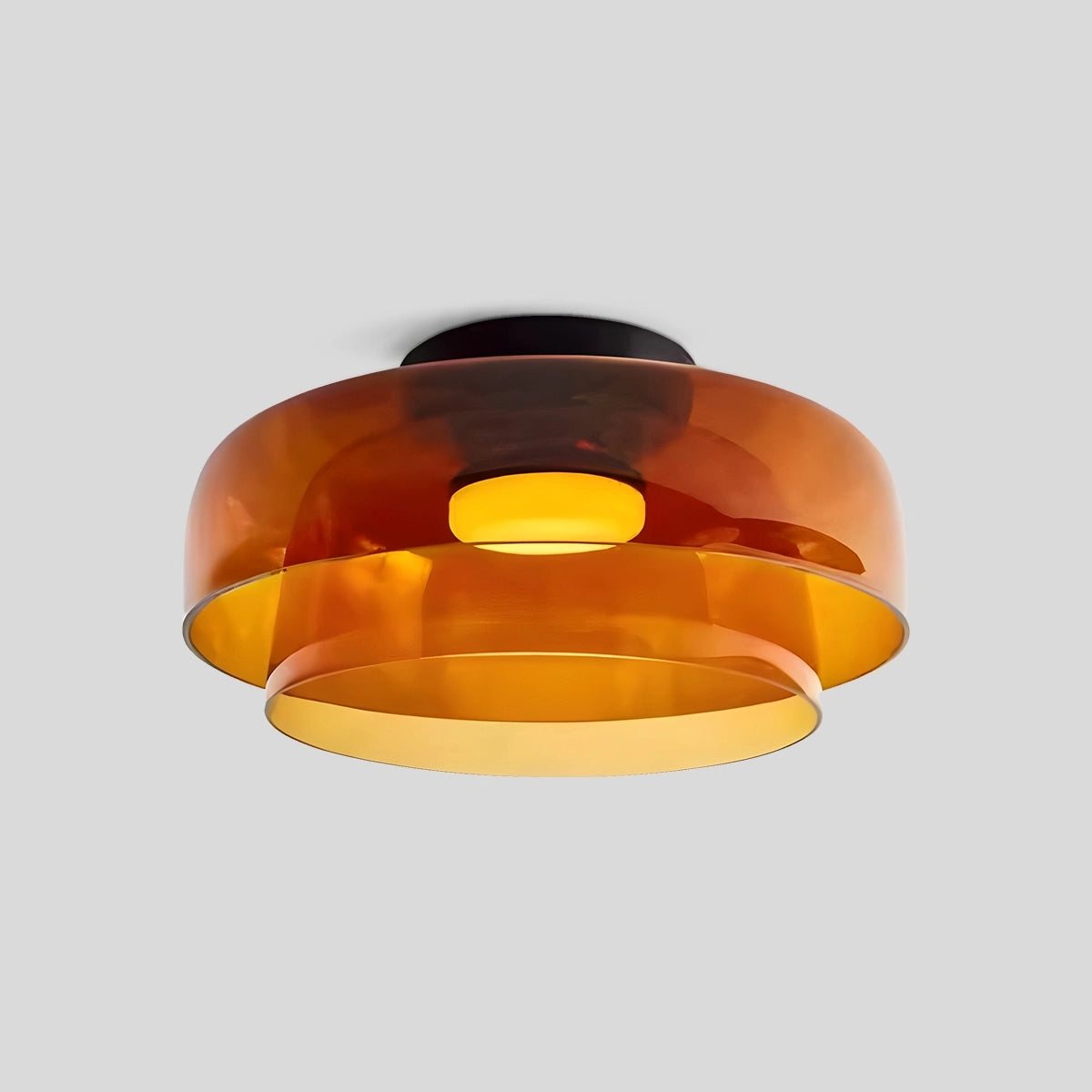Antizer Colored Glass Ceiling Light for Bedroom