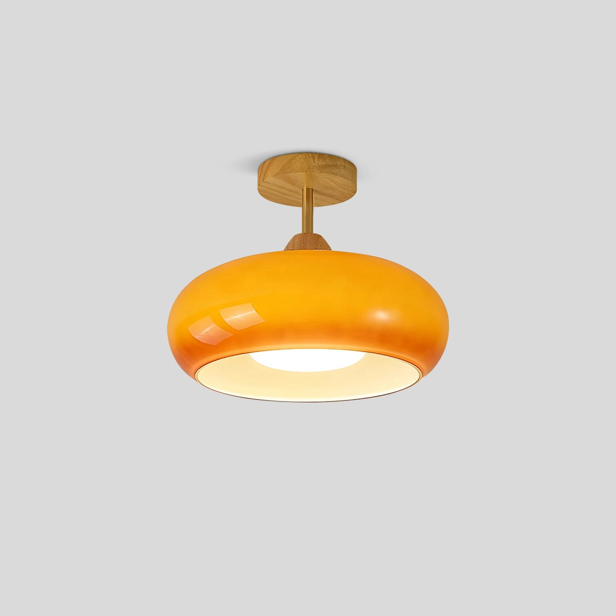 Antizer Plafonnier Retro Glass Ceiling Lamp