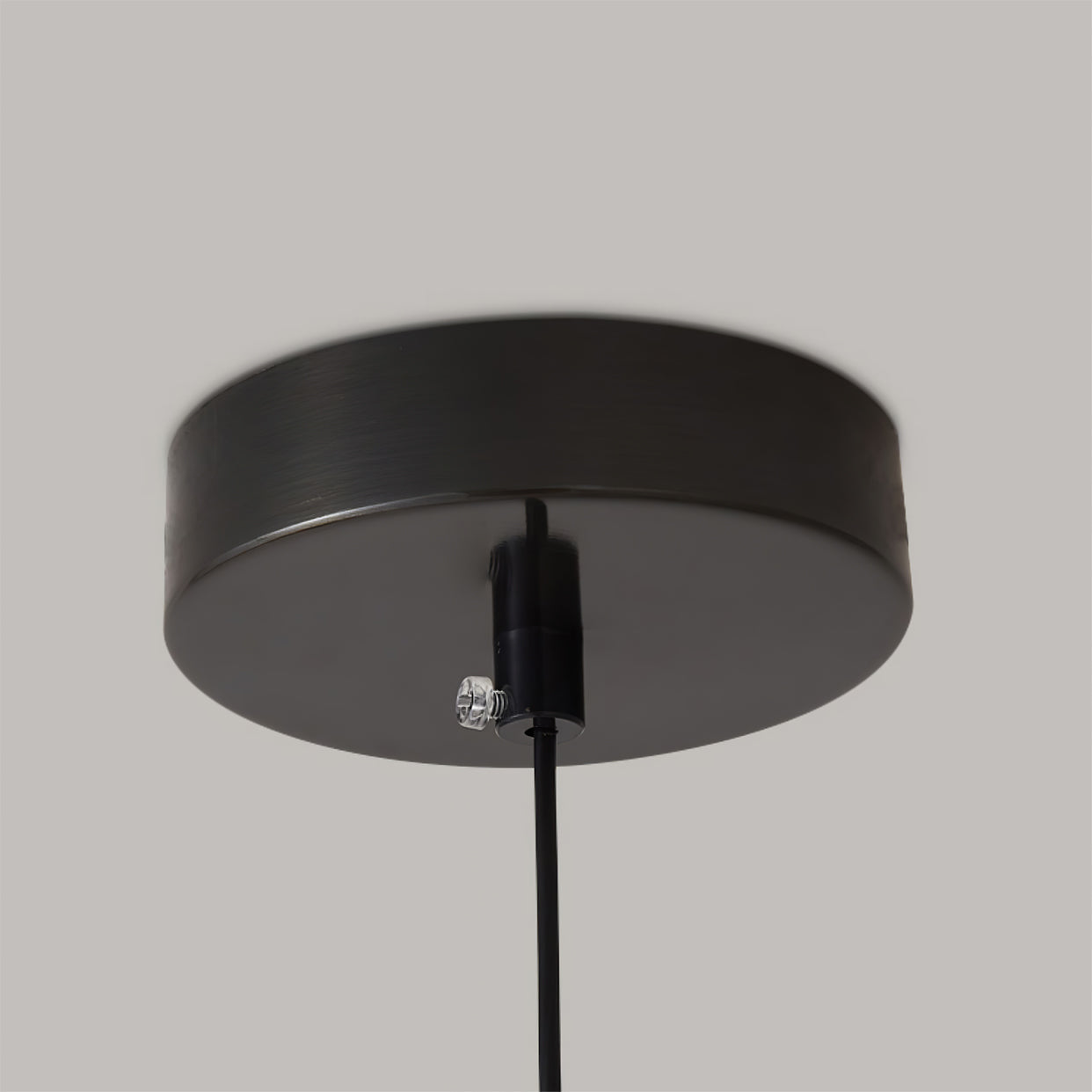 Modern Orbet LED Pendant Lamp with Stacked Milk Glass Orbs & Brass/Black Finish