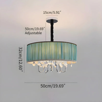 Antizer Alloy Luxury Crystal  Pendant Light for Living Room