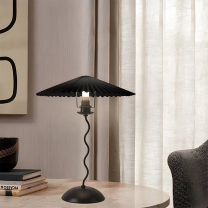 Antizer Pleated Squiggle Floor & Table Lamp