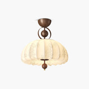 Antizer Retro Fabric Pumpkin Ceiling Lamp for Dining Room