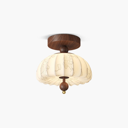 Antizer Fabric Pumpkin Ceiling Lamp for Hallways