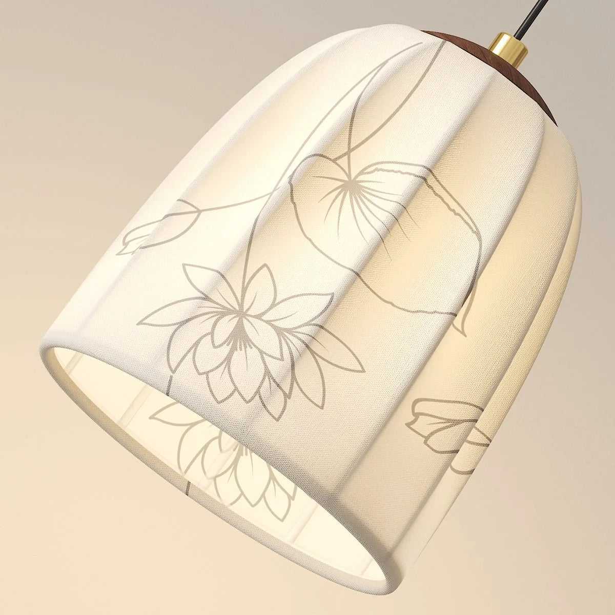 Antizer French Retro Fabric Wall Lamp for Bedroom