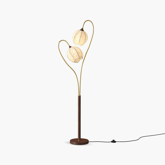 Antizer Double-Head Flower-Shaped Floor Lamp