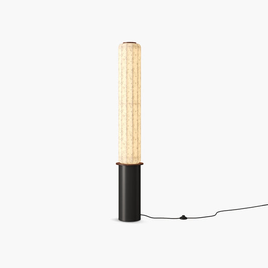 Antizer Column Fabric Lampshade Floor Lamp for Bedroom