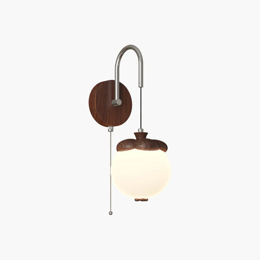 Antizer Movable Persimmon-Shaped Bedside Wall Lamp