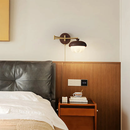 Antizer Movable Bud-Shaped Bedside Wall Lamp