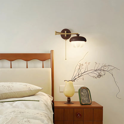 Antizer Movable Bud-Shaped Bedside Wall Lamp